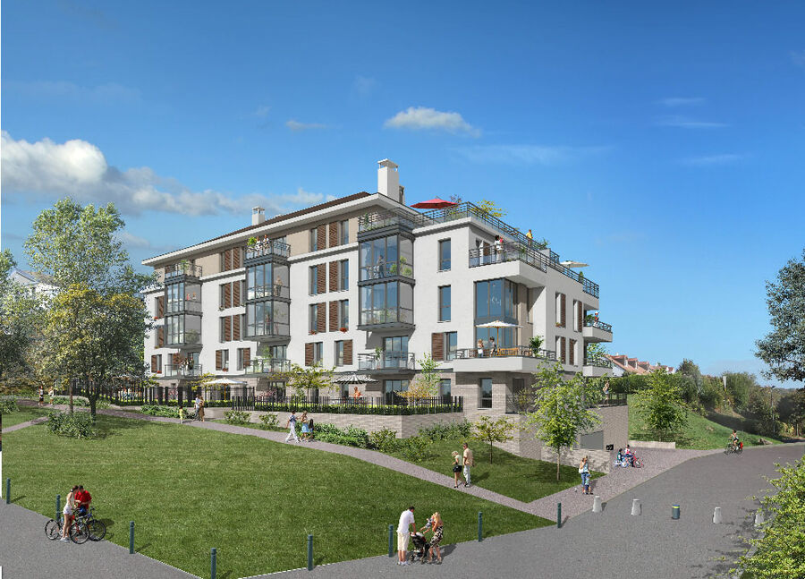 perspective programme immobilier neuf groupe gambetta cergy ile de france