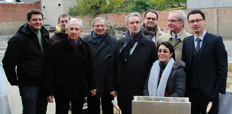 Première pierre des Parisiennes d'Aubervilliers