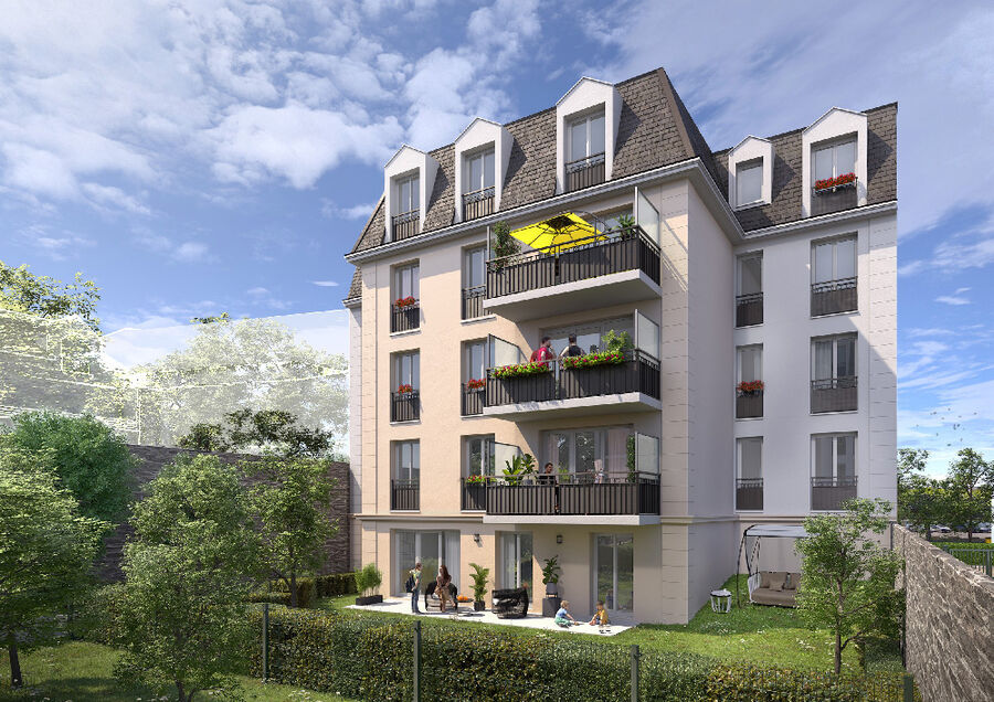 perspective-programme-immobilier-neuf-groupe-gambetta-savigny