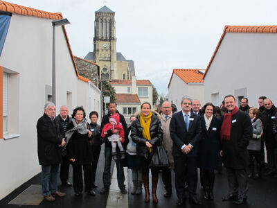 Inauguration des maisons sociales locatives à Champtoceaux