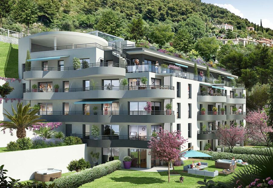 perspective programme immobilier beausoleil 06 groupe gambetta